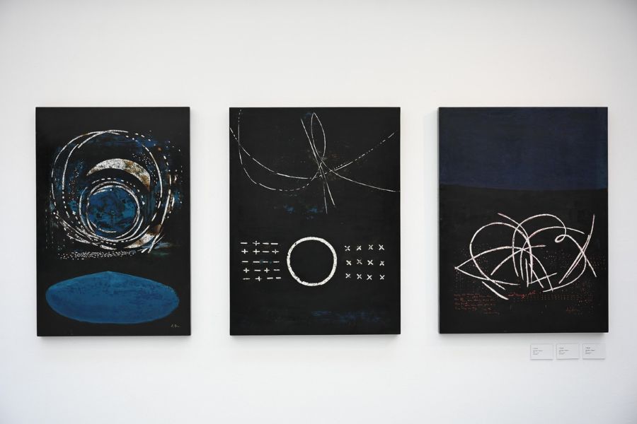 Các tác phẩm của họa sĩ Lý Trực Sơn trong triển lãm