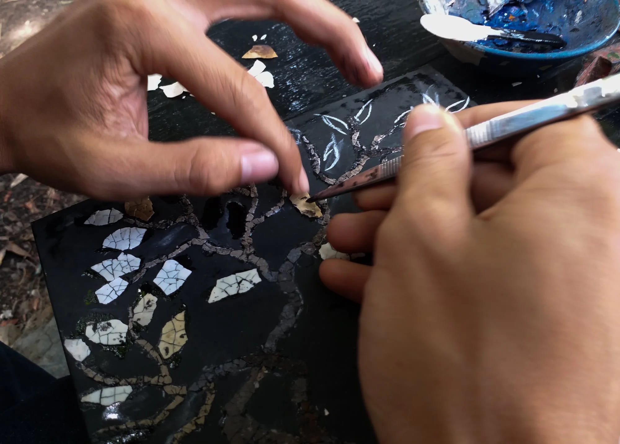 Cách Làm Tranh Sơn Mài của nghệ sĩ