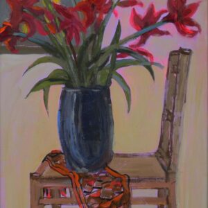 December Flowers - acrylic paintings of artist bui le dung
