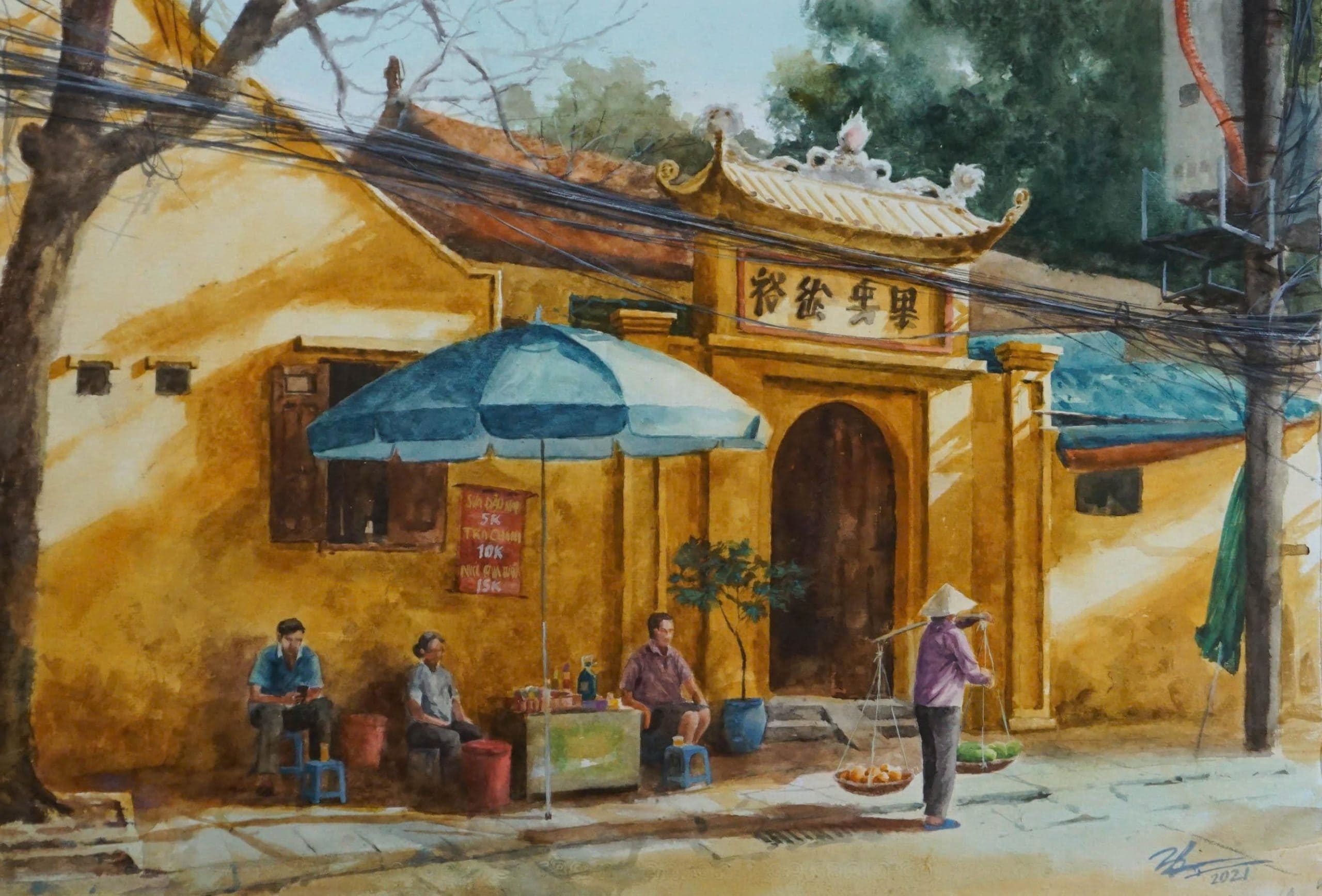 Hướng Dẫn Vẽ Tranh Màu Nước cho người mới