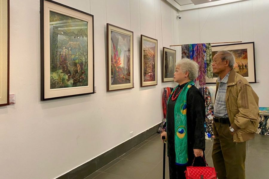 Không gian triển lãm Nghe Vải Kể Chuyện