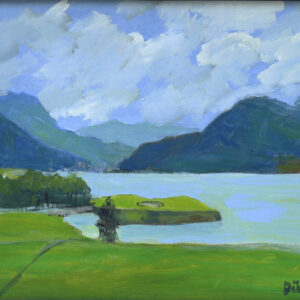 Mây Trời Phú Thọ - Tranh Acrylic của họa sĩ Bùi Lê Dũng