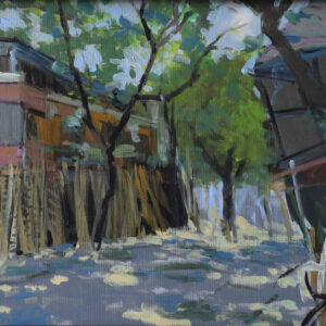 Nắng Trưa II - Tranh Acrylic của họa sĩ Bùi Lê Dũng