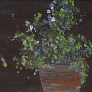 Nhài Nhật - Tranh Acrylic của họa sĩ Bùi Lê Dũng