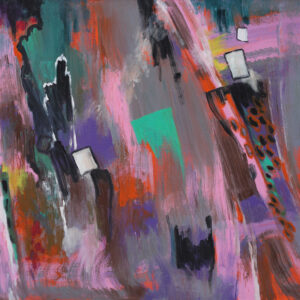 Phố Chiều - Tranh Acryliccủa họa sĩ Bùi Lê Dũng