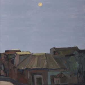 Phố Đêm - Tranh Acrylic của họa sĩ Bùi Lê Dũng