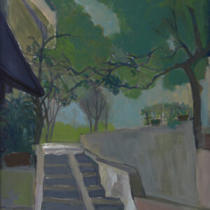 Behind the Garden - acrylic paintings of artist bui le dung