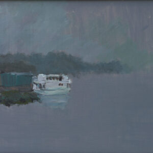 Tranquil River - acrylic paintings of artist bui le dung