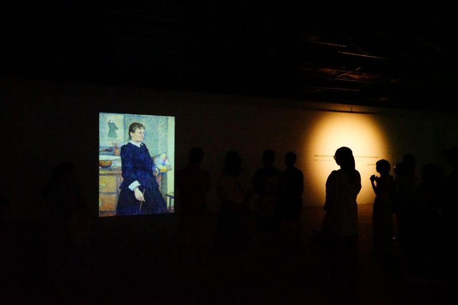 Tác phẩm Anna Boch in Her Studio tại Ngẫu Biến Hạnh Phúc