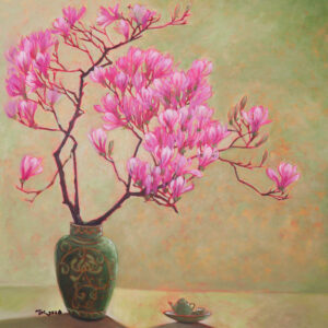 Flower Still Life - Acrylic painting by artist Tich Chu