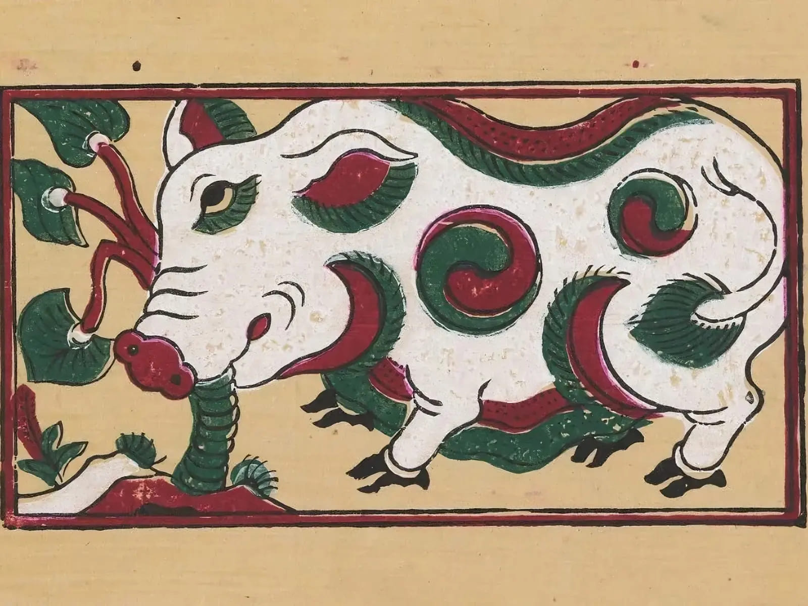 Tranh Đông Hồ Hứng Dừa là gì