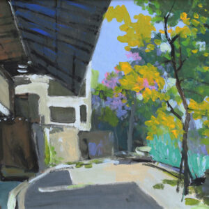 Trưa Nắng - Tranh Acrylic của họa sĩ Bùi Lê Dũng