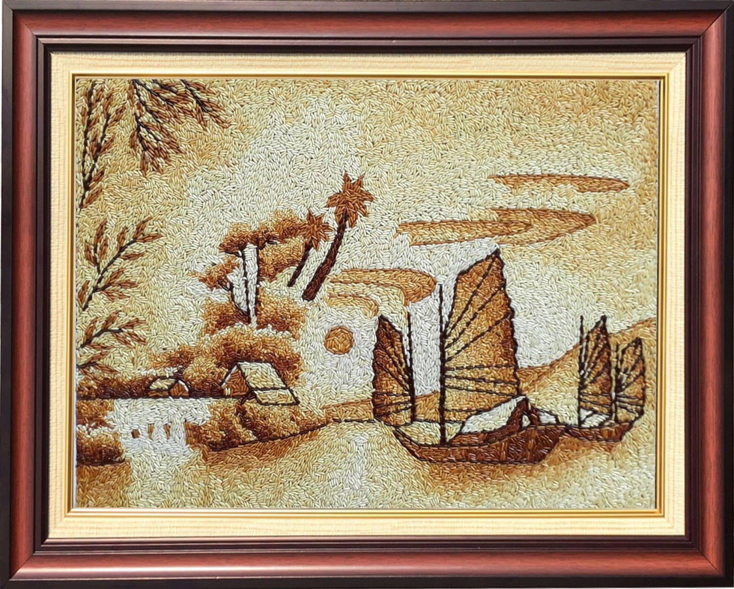 cách làm Tranh Gạo