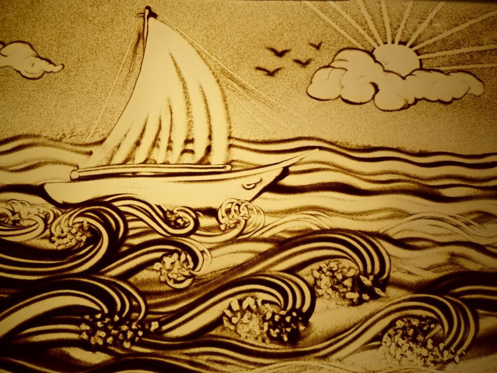 tác phẩm Tranh Cát