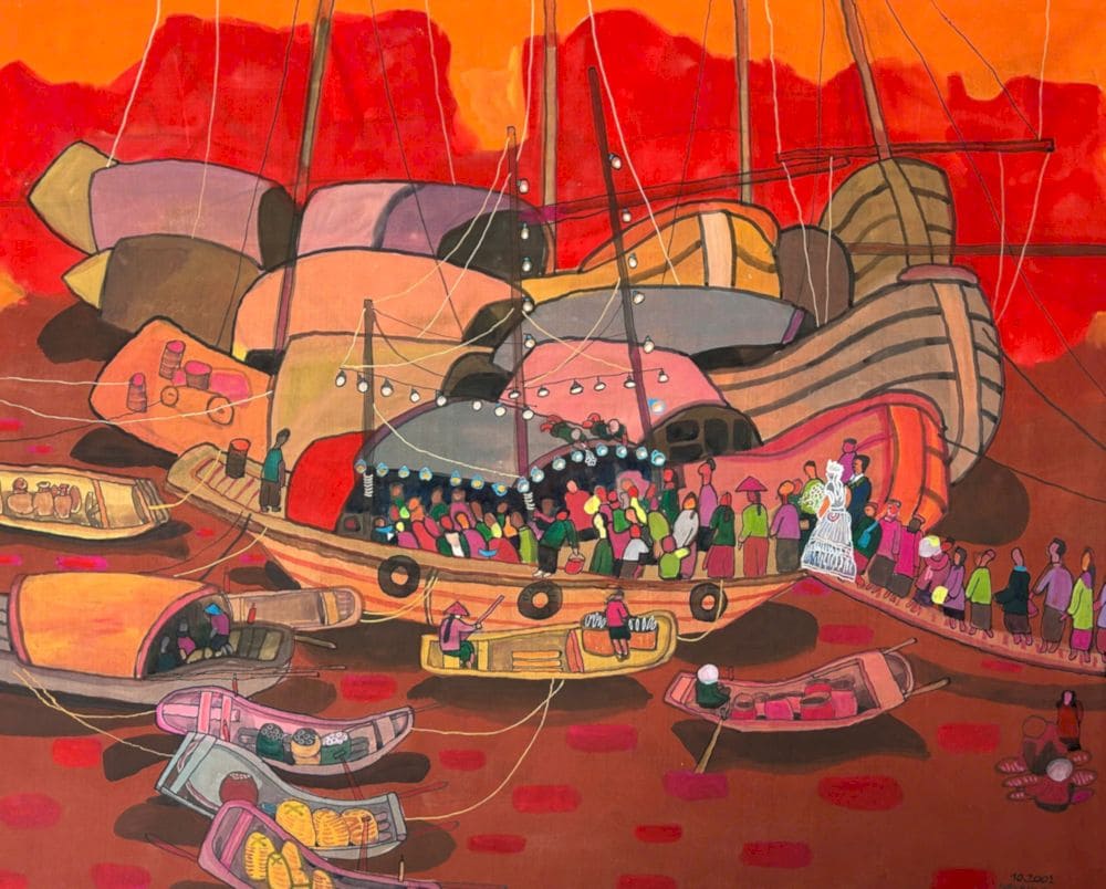 tác phẩm Tranh Lụa Việt Nam