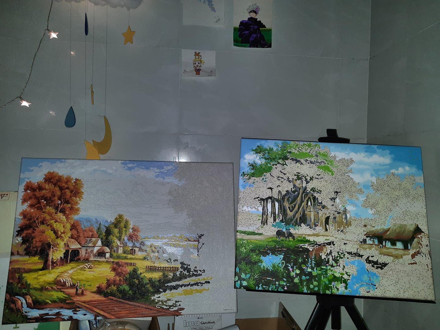 tác phẩm Tranh Sơn Dầu Số Hóa