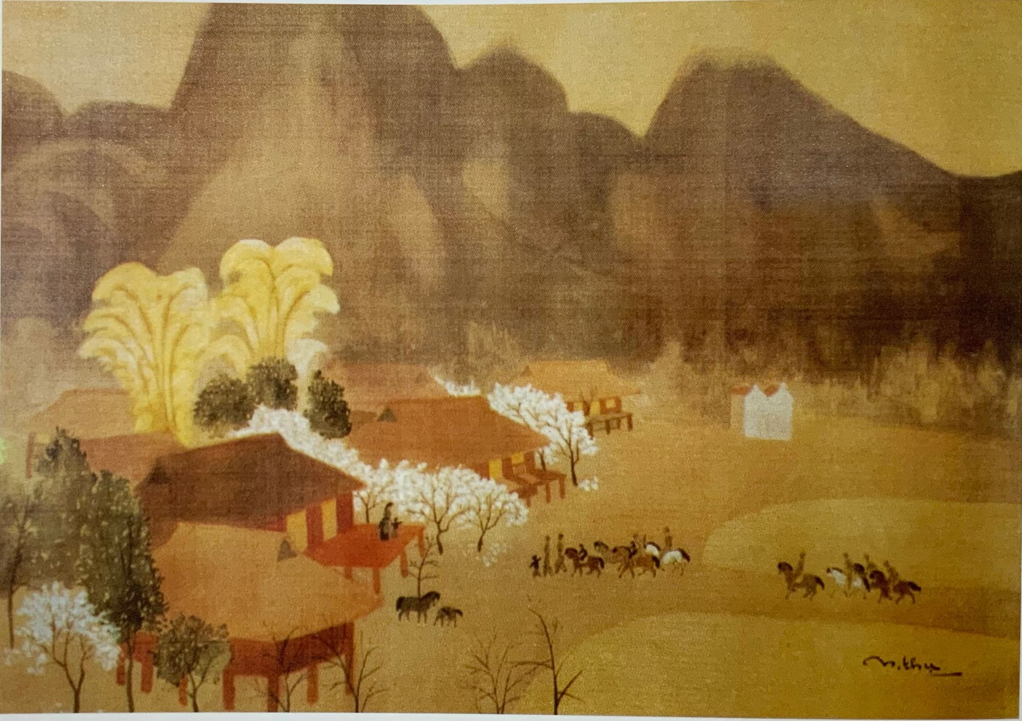 tìm hiểu về Tranh Lụa Việt Nam