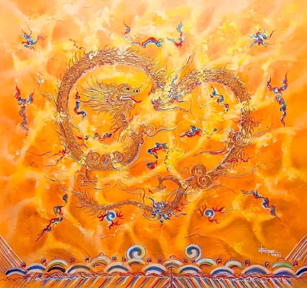 tranh Đoàn Nguyên Điên có gì đặc biệt