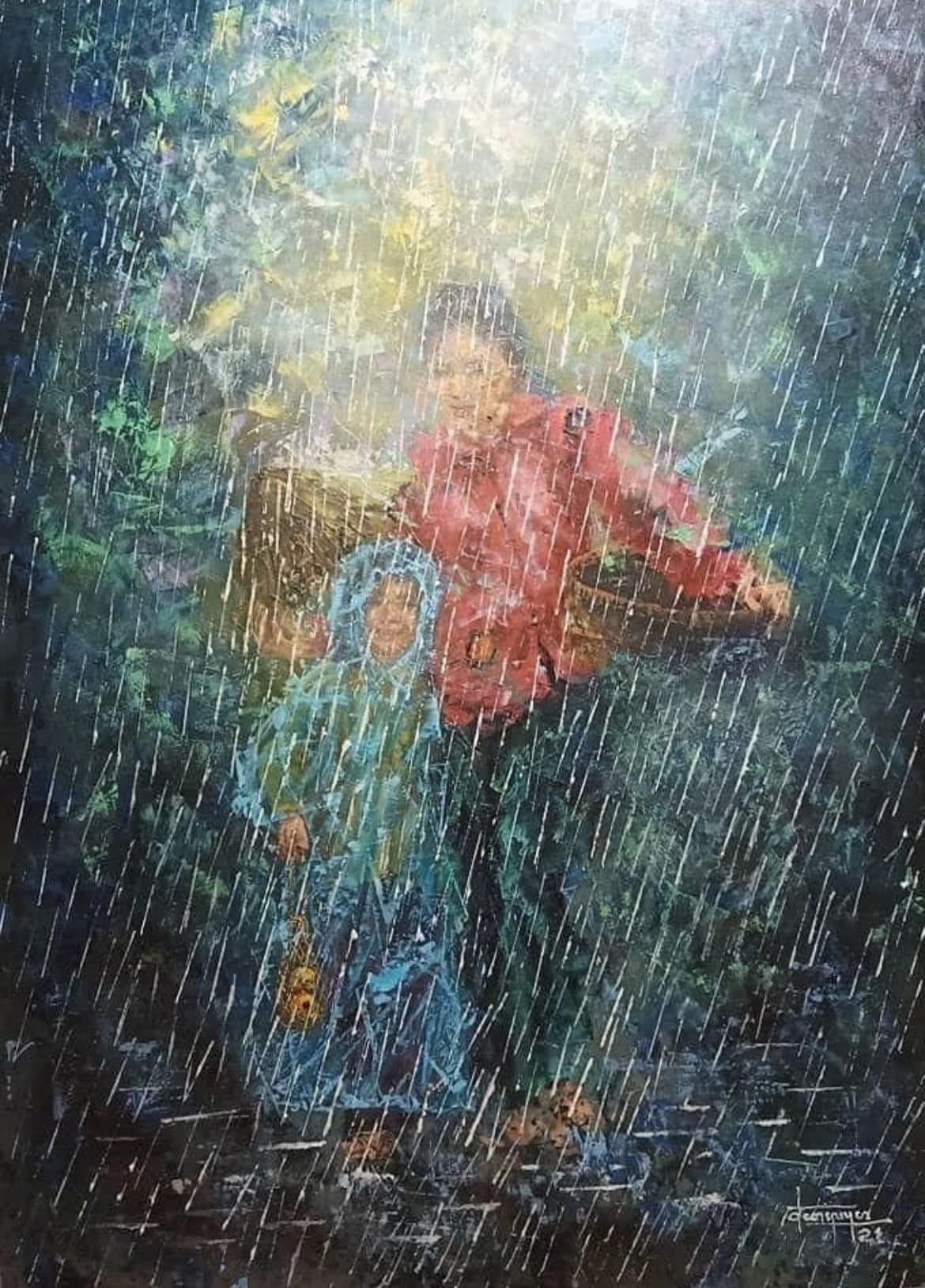 tranh của Đoàn Nguyên Điên