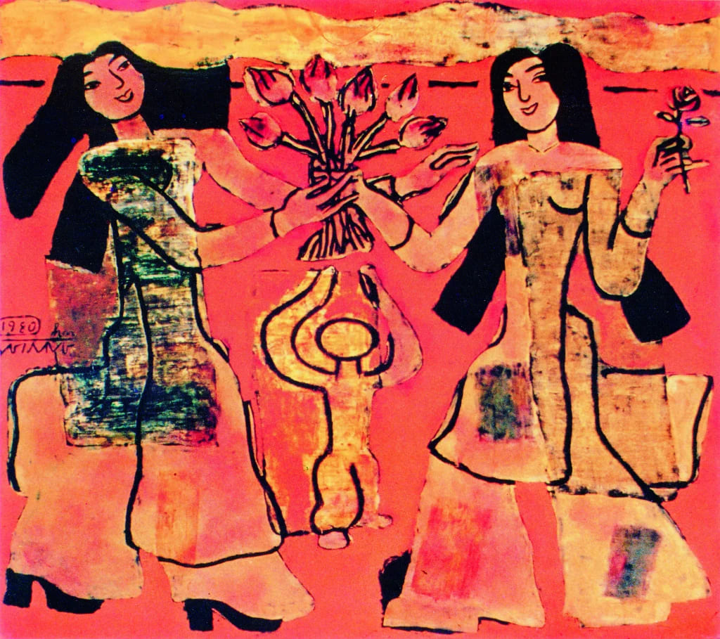 tranh của Họa Sĩ Nguyễn Sáng