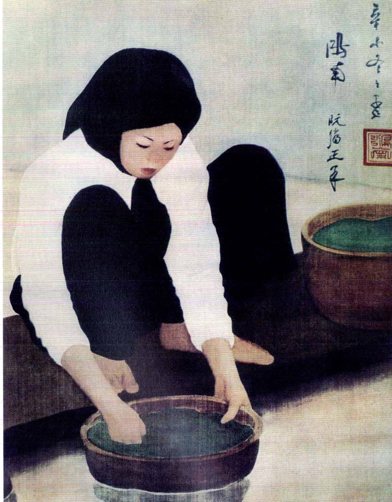 tranh lụa của Nguyễn Phan Chánh