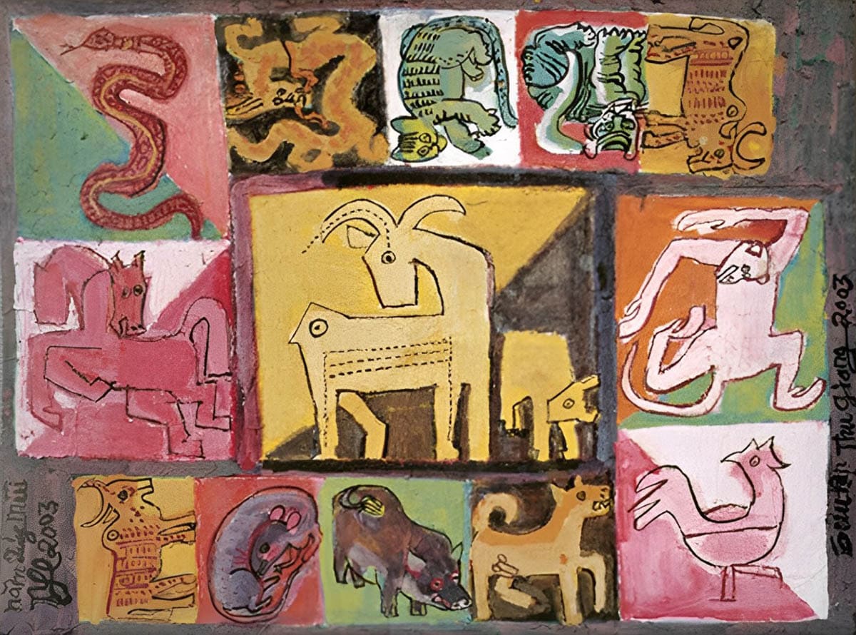 tranh nổi tiếng Nguyễn Tư Nghiêm