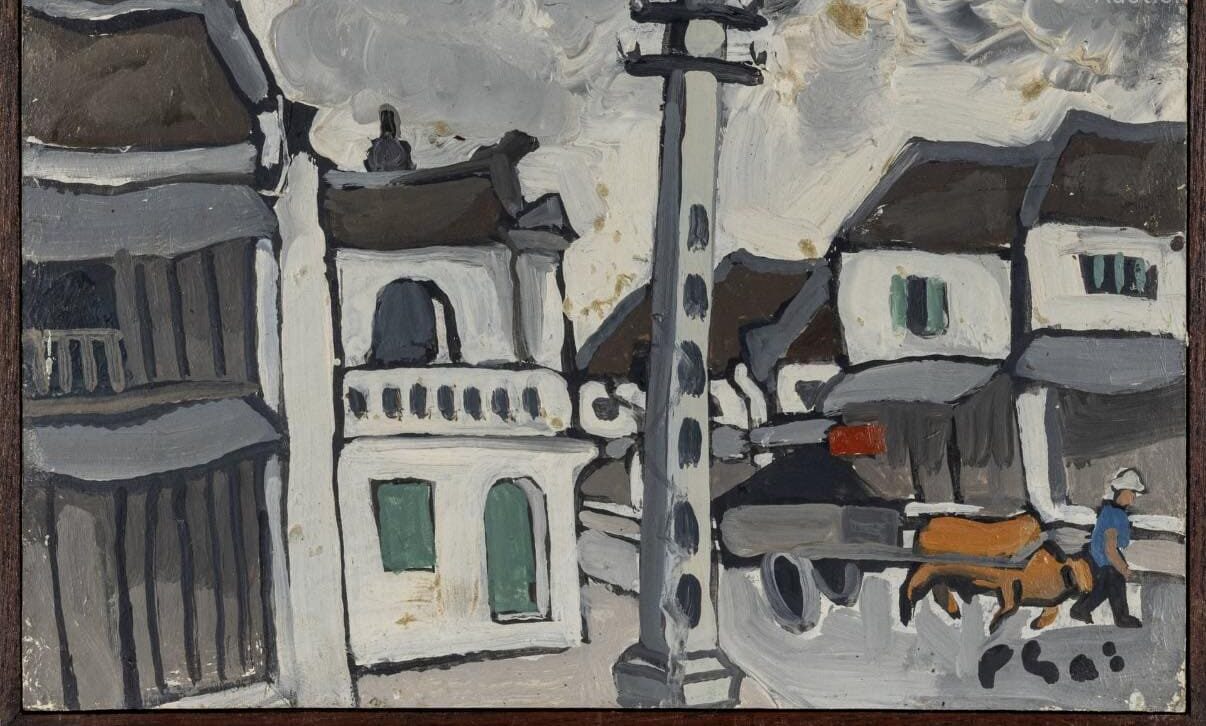 tranh phố Bùi Xuân Phái