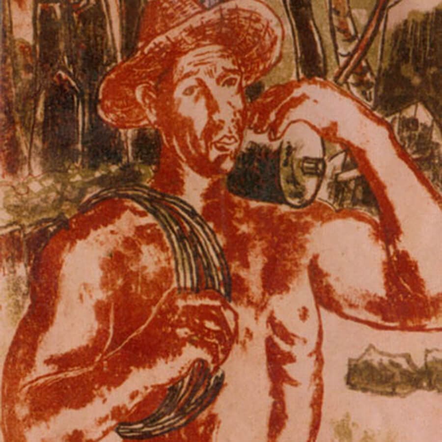 tranh vẽ của Phạm Văn Đôn