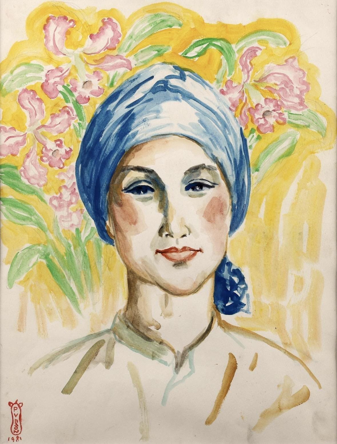 tranh vẽ nghệ thuật Phạm Văn Đôn