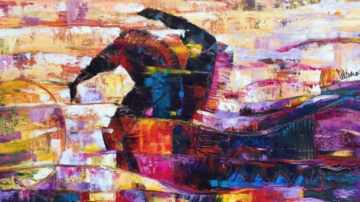 tranh vẽ nghệ thuật tranh trừu tượng nổi tiếng