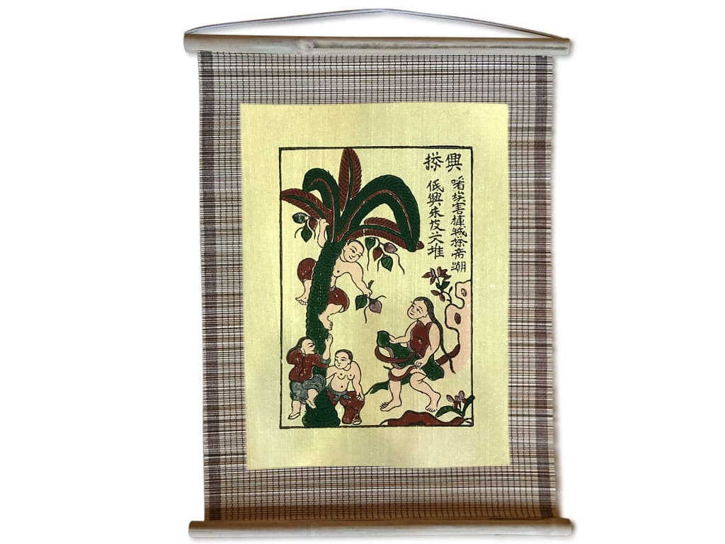 ý nghĩa của Tranh Đông Hồ Hứng Dừa