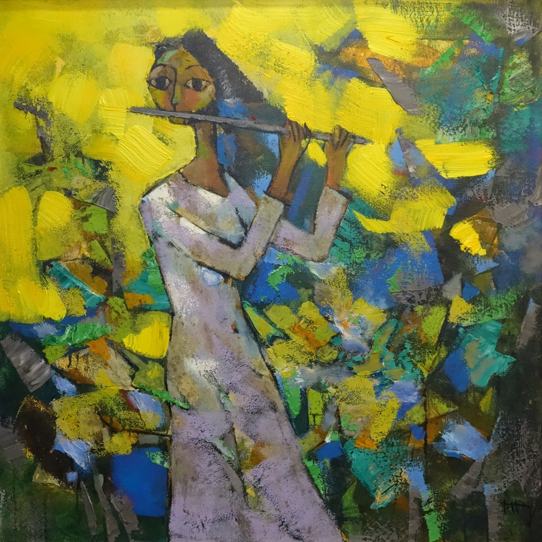 Cô gái thổi sao Vũ Thăng Sơn Dầu 1000x1000