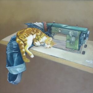 Giấc mơ trưa -60x 60 - Sơn Dầu - HS Nguyễn Doãn Sơn