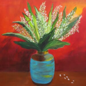 Hoa Gừng - Acrylic 60x60 Hoa Ngô