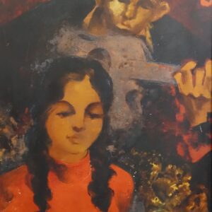 Nghệ sỹ - Sơn mài - 60x80 .Đỗ Quý Doãn JPG