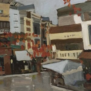 Phố Chả Cá - 50 x 70 - Acrylic