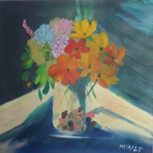 Tĩnh vật II - Acrylic 60x60 Hoa Ngô