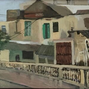 Đường Lên Ga Long Biên - Way to Long Biên Station - 40 x 60 Acrylic